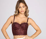 Reigning Lace Crop Top