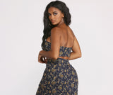 Ditsy Floral Ruched Tube Top