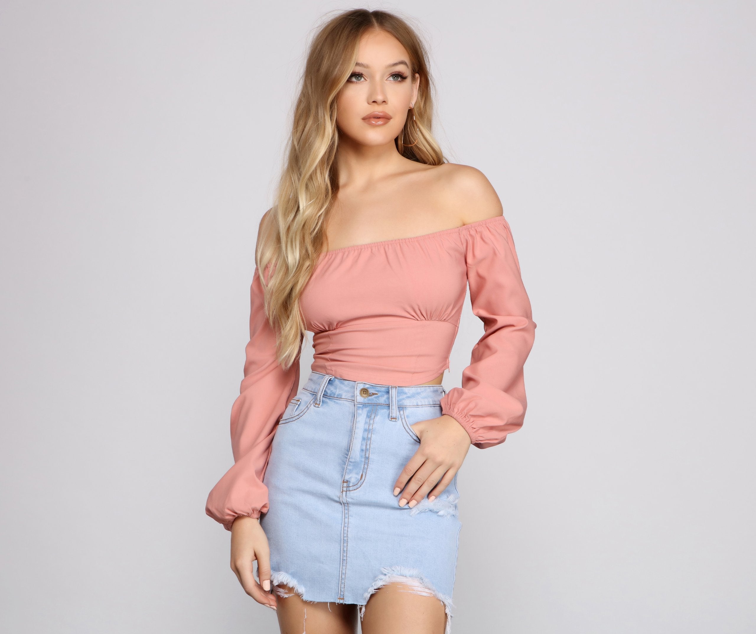 Chic Trends Cropped Corset Top