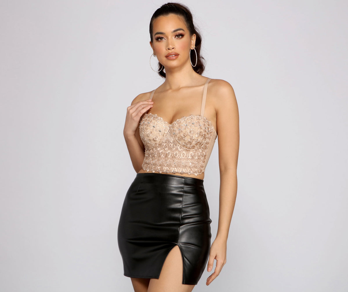 Reigning Lace Crop Top