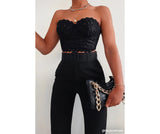Reigning Lace Crop Top