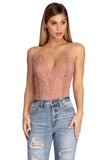 Scalloped Lace Bodysuit