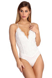Scalloped Lace Bodysuit