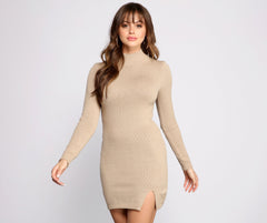 A Chic Vibe Mini Sweater Dresses