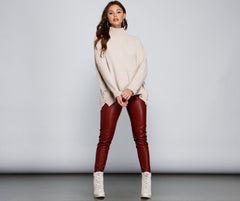 Casual And Cozy Chenille Sweater