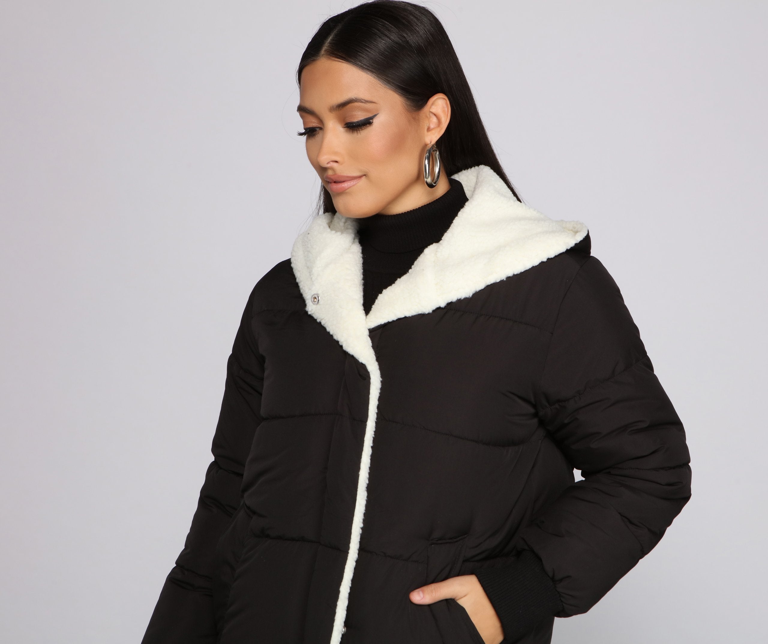 Cozy Up Long Line Puffer Jacket