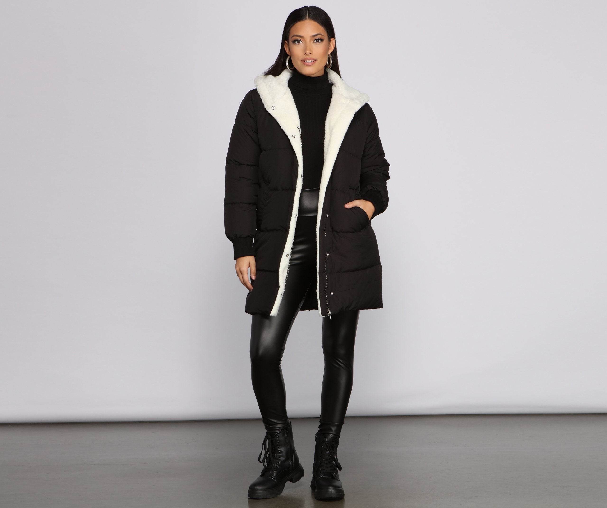 Cozy Up Long Line Puffer Jacket