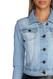 Cropped And Chic Denim Jacket