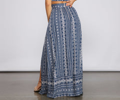 Bohemian Beat High Waist Maxi Skirts