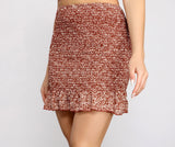 Pretty Fab Ditsy Floral Mini Skirts