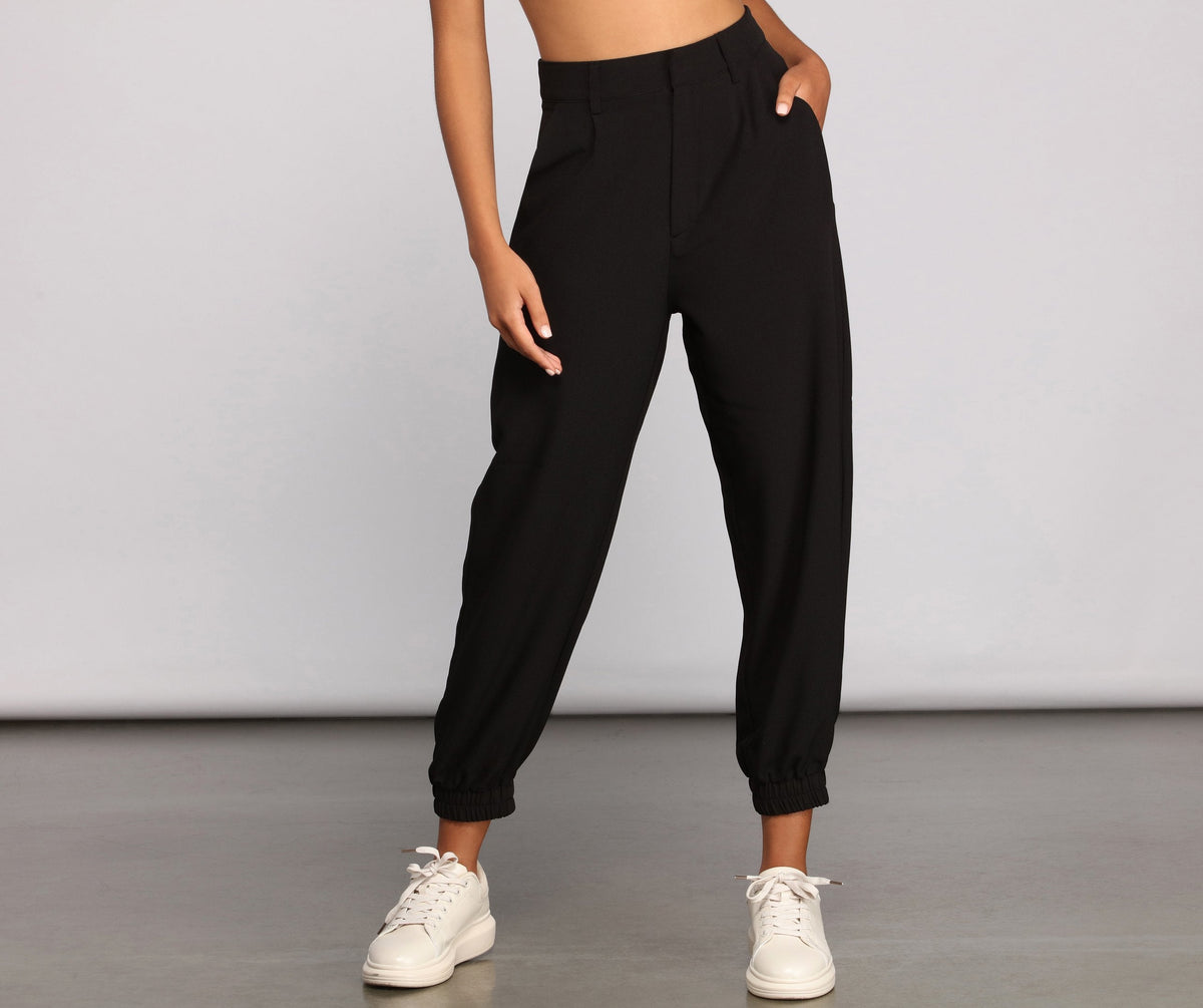 Casual-Chic Trouser Joggers