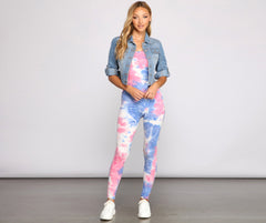 Bold Moves Tie-Dye Catsuit