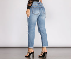 Pushing The Limits Distressed Jeans