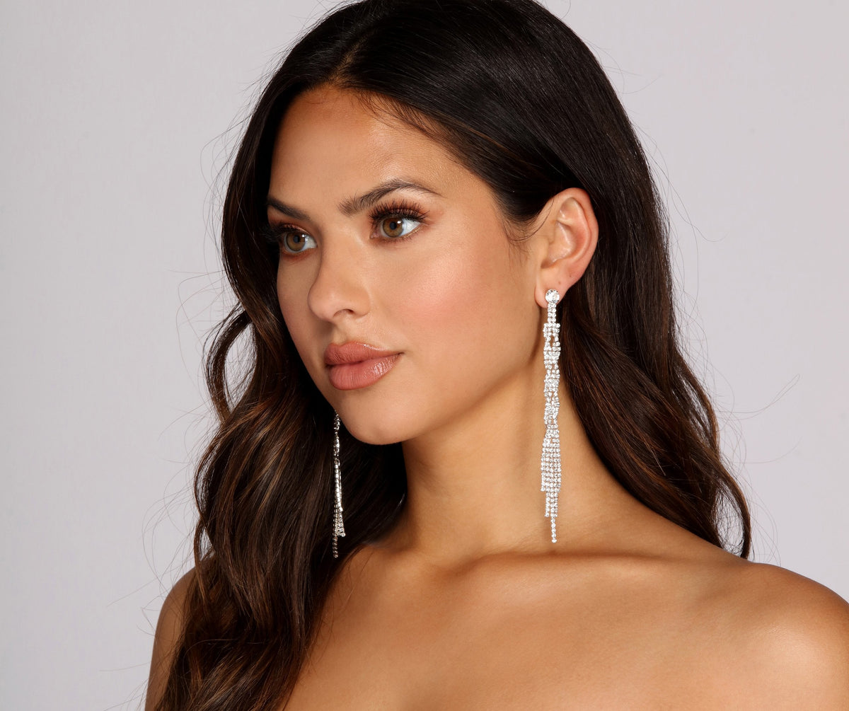 Sparkle And Delight Duster Earrings