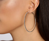 A Little Something Memory Wire Dainty Hoops