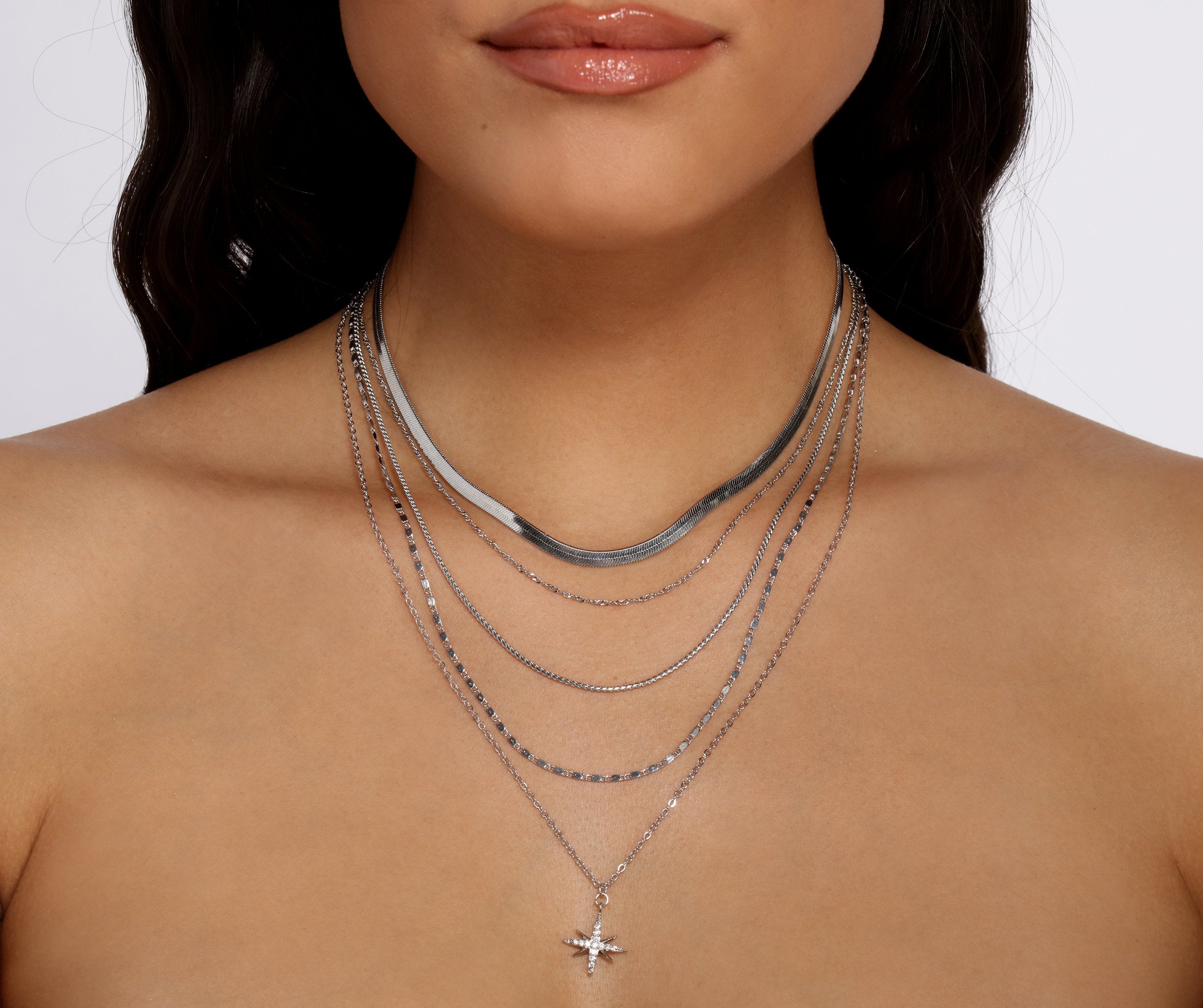 Charming Finishes Dainty Necklace Set