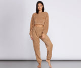 Cozier Than Ever Sherpa PJ Top