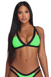 Color Block Swim Top