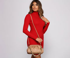 She's A Stunner Faux Leather Crossbody