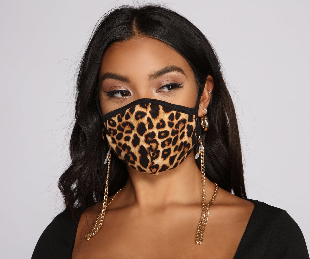 So Chic Chain Link Mask Chain
