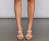 Double Band Basic Nubuck Mules