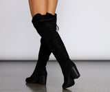 Over The Knee Lace Up Boots