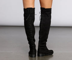 Stay A While Over The Knee Boots