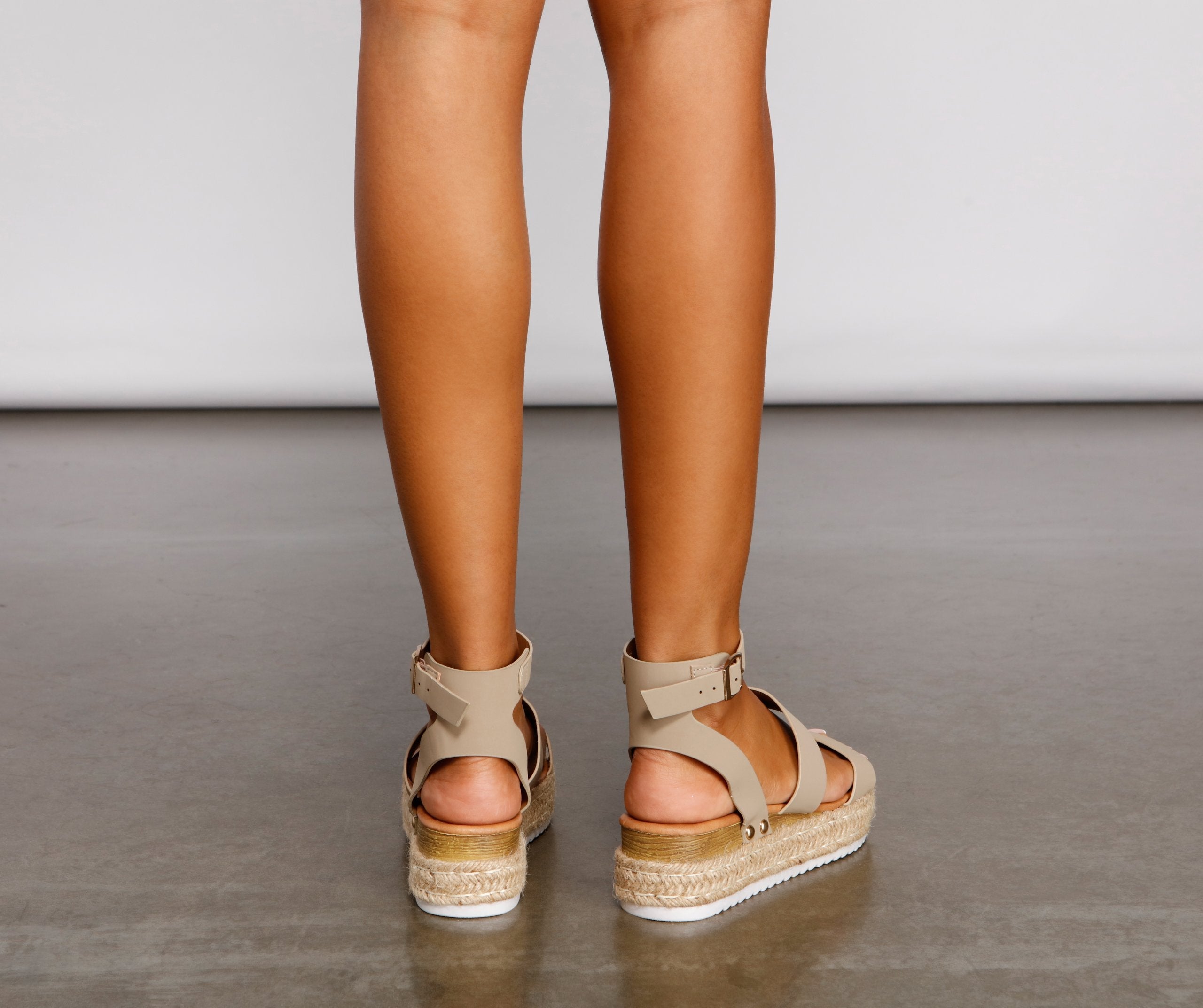 Casually Chic Espadrille Platform Wedges
