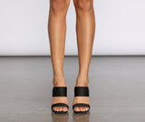 Be About It Double Band Clear Wedges