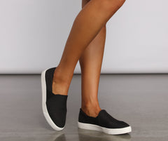 Casually Cute Slip On Sneakers