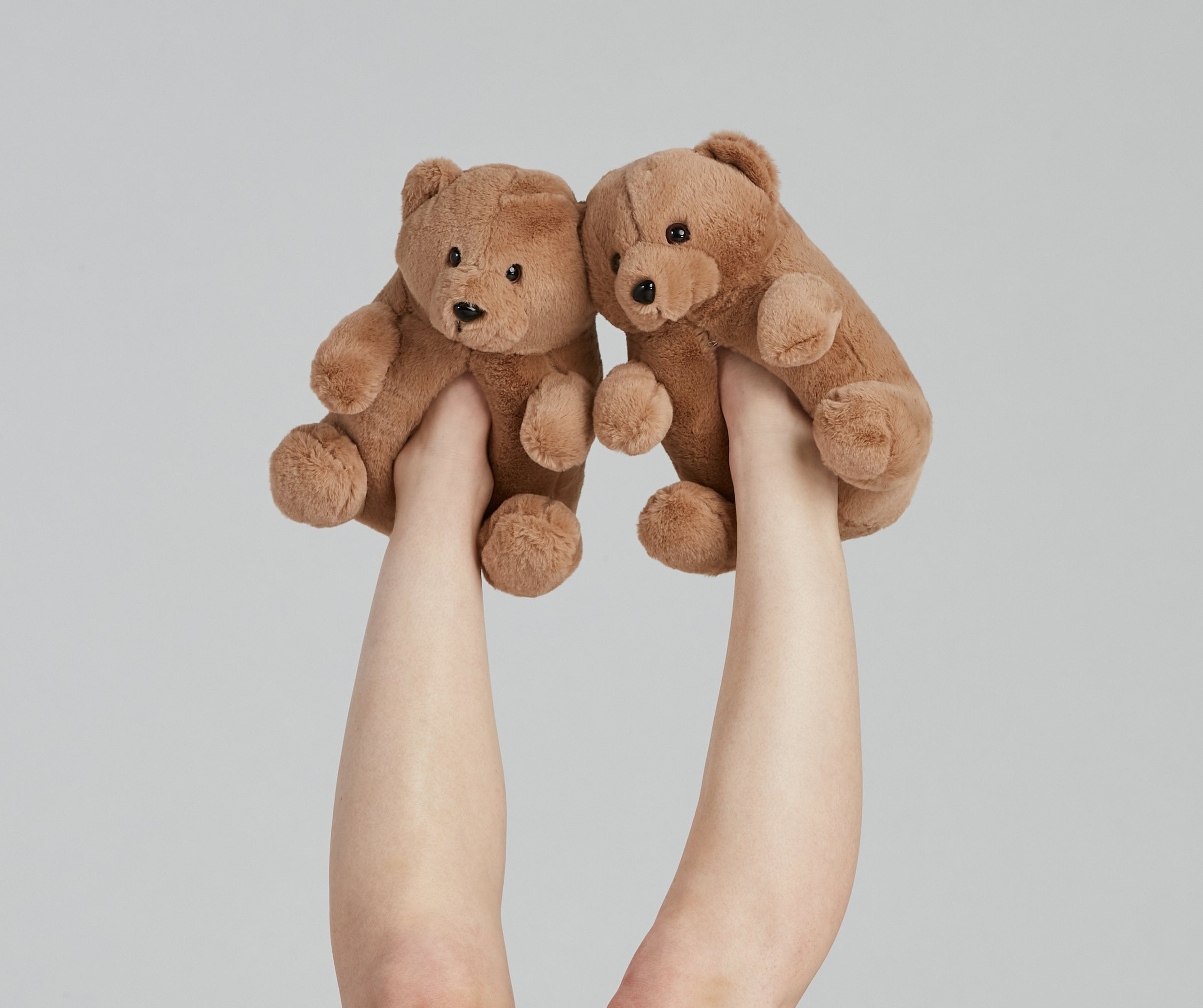 Adorable Teddy Bear Plush Slippers