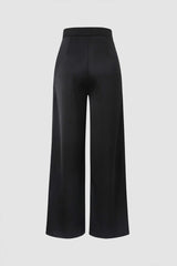 High Waisted Satin Pants