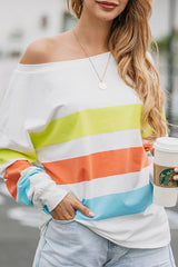 Easy Feeling Striped Oversize Top