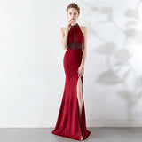 Chloe Formal Hot Stone Collar Stunning Dresses