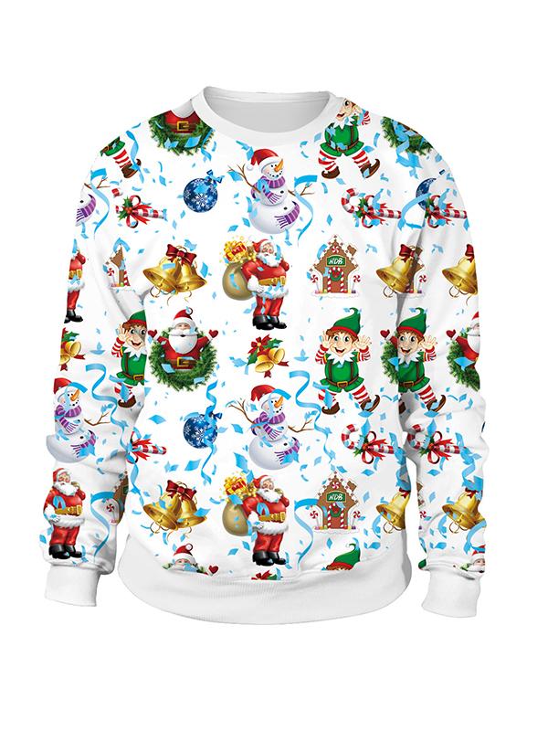 Plus Size Loose Woman Ugly Christmas Sweatshirts