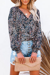 Perfect Outing Floral Print Smocked Top