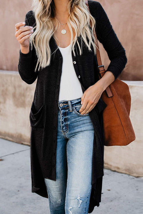 Staying Chic Long Sleeve Knit Cardigan