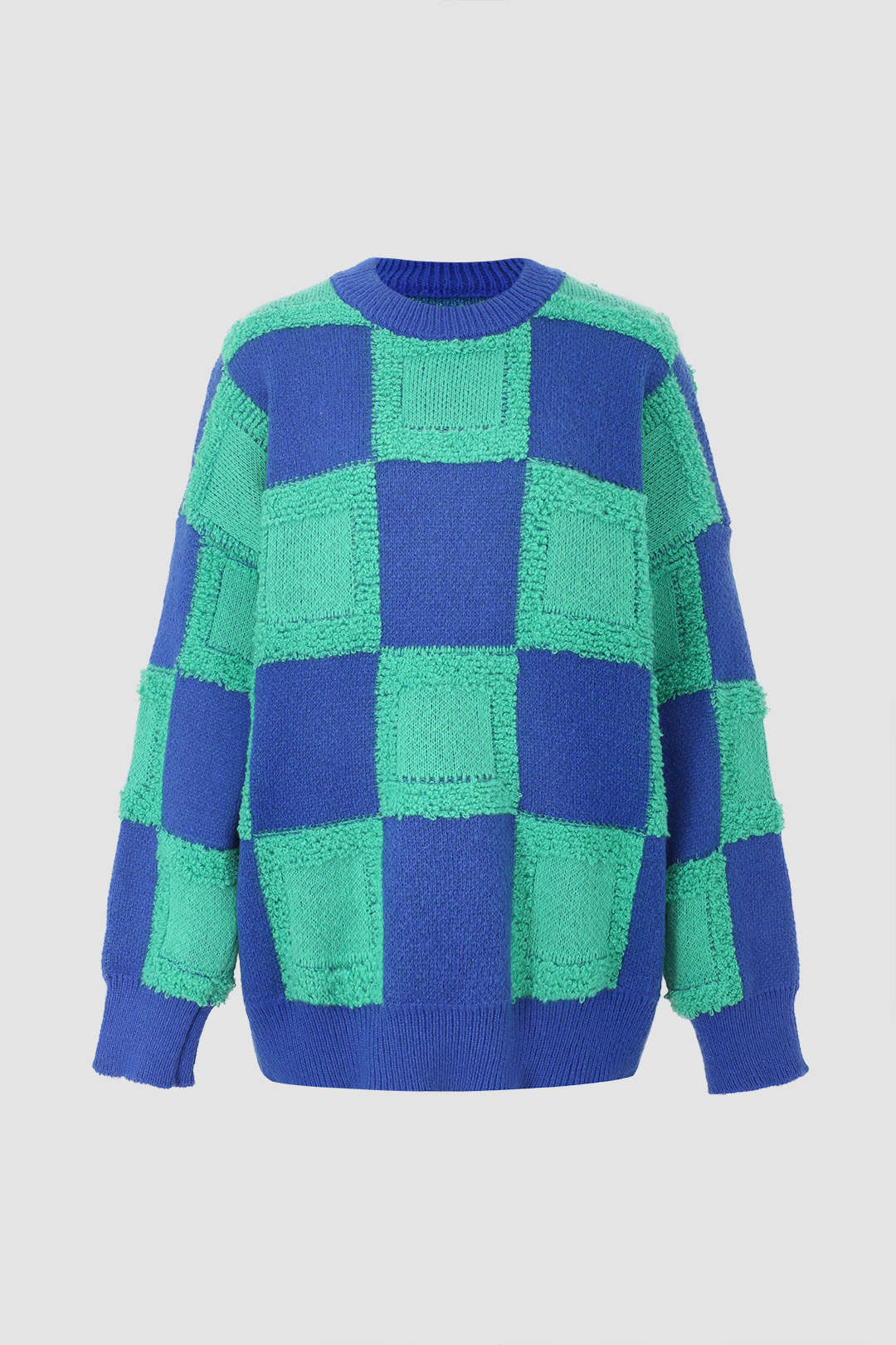 Checkered Pattern Sweater