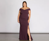 Plus Aurora Formal High Slit Mermaid Dresses