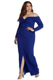 Plus Dianna Evening Wrap Dresses