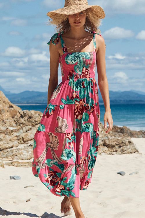 Dreamy Romance Printed Maxi Dress