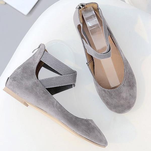 Pointed Toe Women Tie Flat Shoes