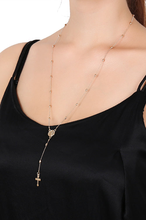 Cross Layer Chain Necklace