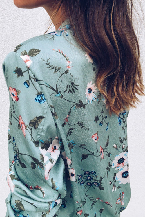 Spring Vibe Floral Print Jacket