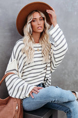 Wonder And Delight Striped Knit Sweater