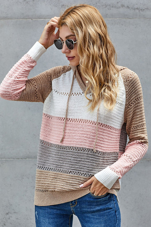 Cute And Cozy Striped Knit Sweater