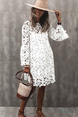 Out In The World Lace Two-Piece Mini Dress