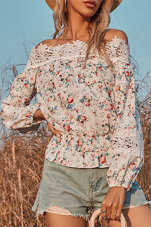 Hot Girl Summer Printed Lace Top