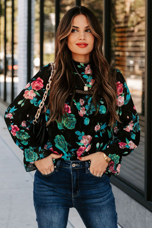 Bounty Of Blooms Floral Lace Top