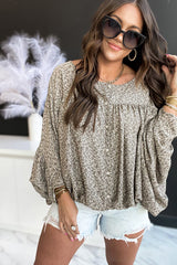 Win You Over Printed Long Sleeve Top